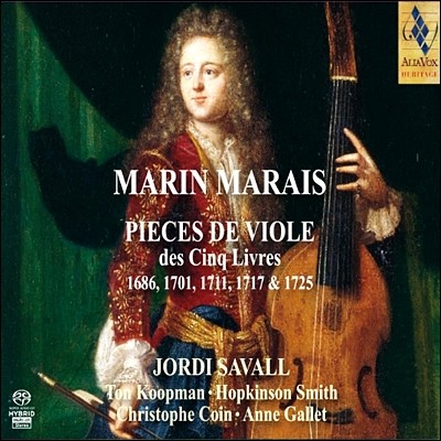 Jordi Savall 마랭 마레: 비올 작품 전 5권 (Marin Marais: Pieces for Viol from the Five Books)
