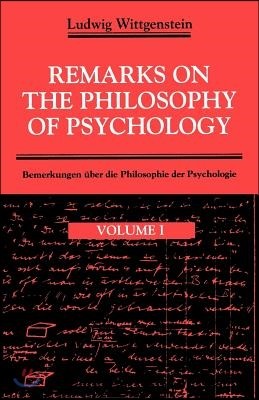 Remarks on the Philosophy of Psychology, Volume 1