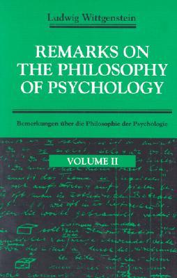 Remarks on the Philosophy of Psychology, Volume 2