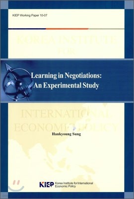 LEARNING IN NEGOTIATIONS: AN EXPERIMENTAL STUDY