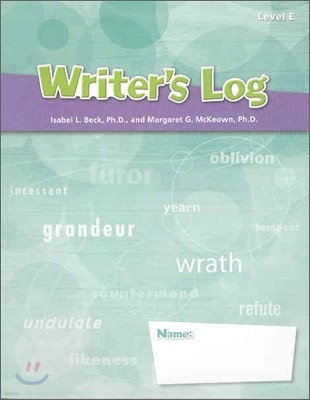 Elements of Reading Vocabulary E Writer`s Log