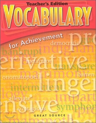 Vocabulary for Achievement Grade 6 : Teacher's Edition