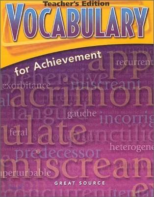Vocabulary for Achievement Grade 10 : Teacher's Edition
