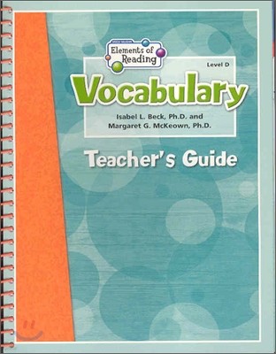 Elements of Reading Vocabulary D : Teacher's Guide