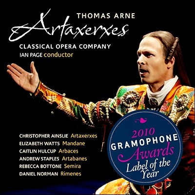Ian Page / Classical Opera Company 丶 : ƸŸũũ (Thomas Arne: Artaxerses)