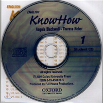 English Knowhow 1 : Student CD