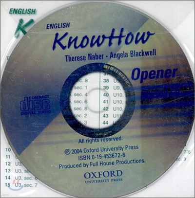 English Knowhow Opener : Student CD