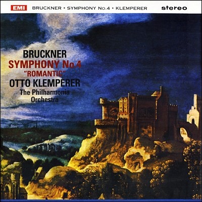 Otto Klemperer,Philharmonia Orchestra — Otto Klemperer 브루크너: 교향곡 4번 `로맨틱` [1953년 노박 에디션] 오토 클렘페러 앨범 커버