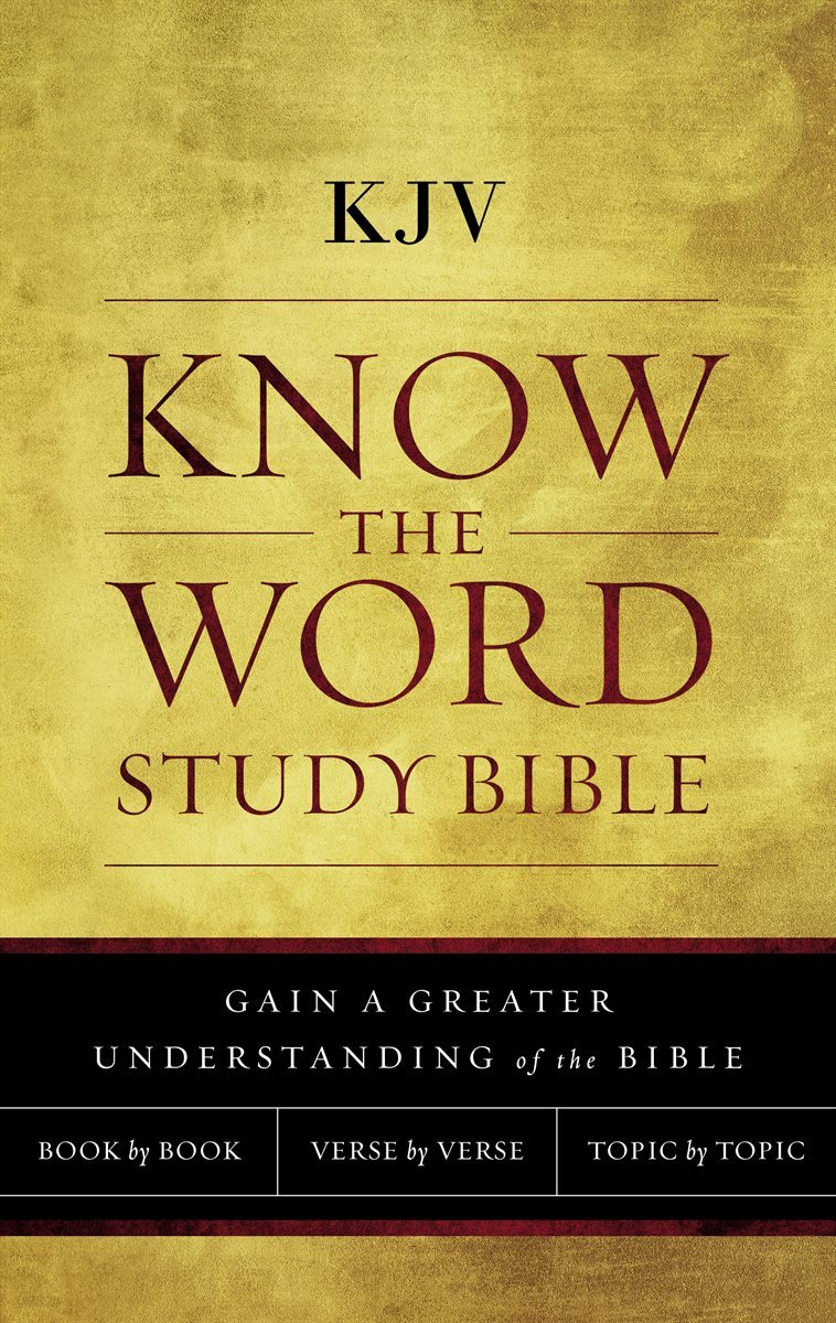 KJV, Know The Word Study Bible, Ebook, Red Letter Edition