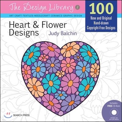 Heart & Flower Designs [With CDROM]