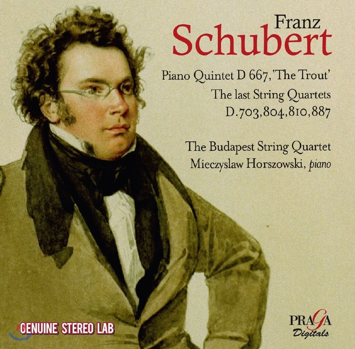 Budapest String Quartet 슈베르트: 피아노 오중주 '송어', 현악 사중주 12, 13, 14번 '죽음과 소녀', 15번 (Schubert: Piano Quintet 'Trout', String Quartets 'Death and the Maiden')