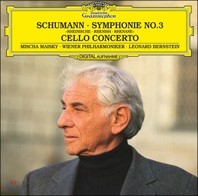 Leonard Bernstein :  3 ``, ÿ ְ (Schumann: Symphony Op.97 `Rhenish`, Cello Concerto Op.129) [LP]