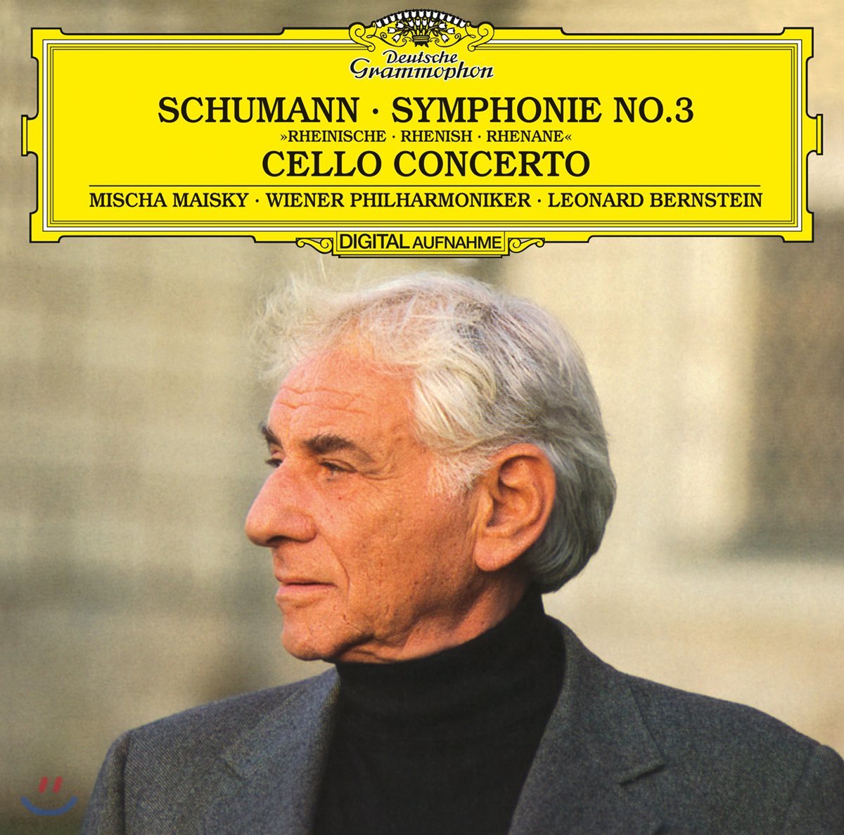 Leonard Bernstein 슈만: 교향곡 3번 `라인`, 첼로 협주곡 (Schumann: Symphony Op.97 `Rhenish`, Cello Concerto Op.129) [LP]