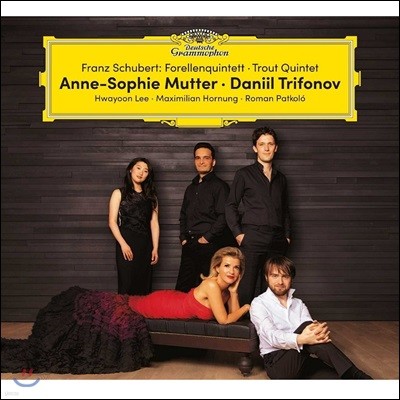 Anne-Sophie Mutter,Franz Schubert,Daniil Trifonov,Maximilian Hornung,이화윤,Roman Patkolo — Anne-Sophie Mutter / Daniil Trifonov 슈베르트: 피아노 오중주 '송어' (Schubert: Piano Quintet 'Trout') 앨범 커버