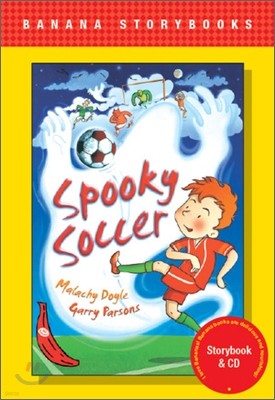 Banana Storybook Red L14 : Spooky soccer (Book & CD)