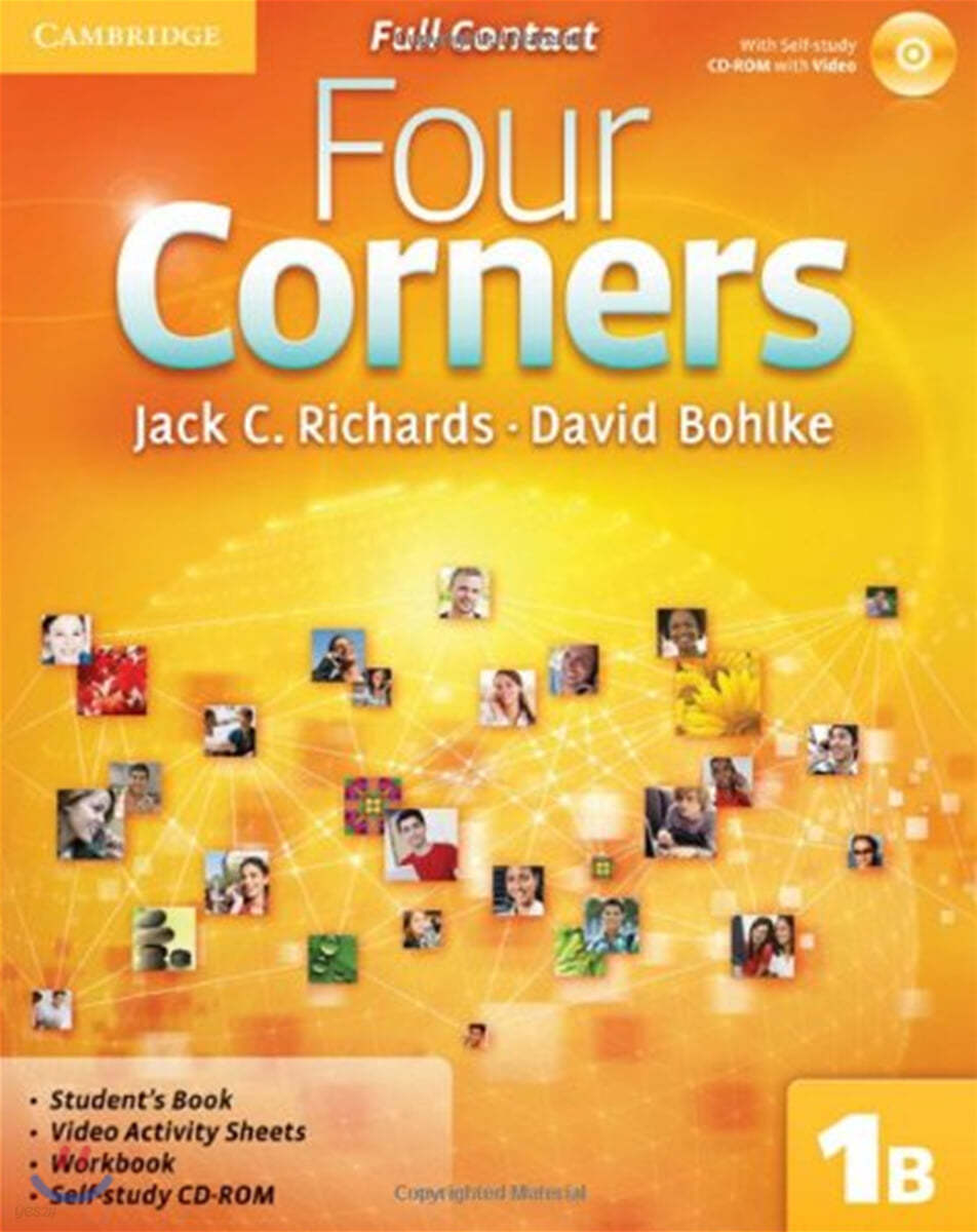 Four Corners Level 1 Full Contact B with Self-study CD-ROM