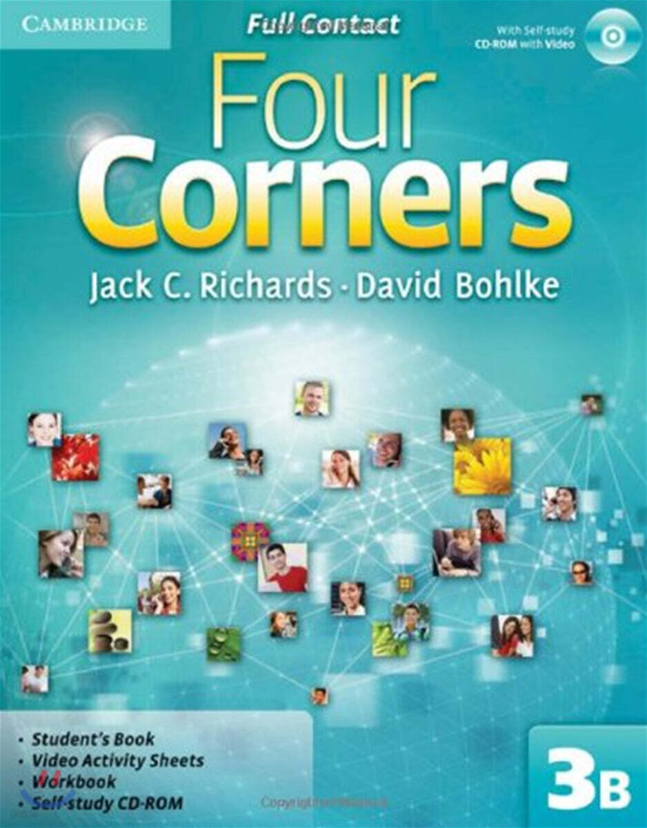 Four Corners Level 3 Full Contact B with Self-study CD-ROM