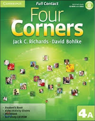 Four Corners Level 4 Full Contact A with Self-study CD-ROM