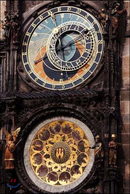 Detail of the Astronomical Clock in Prague, Czech Republic Journal: Take Notes, Write Down Memories in this 150 Page Lined Journal