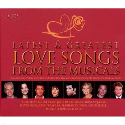 Various Artists - Latest & Greatest Musical Love Songs (3CD Box-Set)