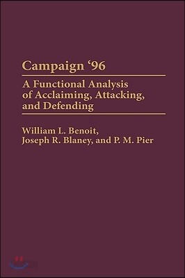 Campaign '96: A Functional Analysis of Acclaiming, Attacking, and Defending