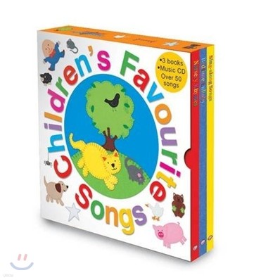 Children's Favourite Songs (3 Books & CD)