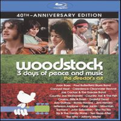 Various Artists - Woodstock: 3 Days of Peace and Music (40th Anniversary Edition) (2 Blu-ray) (1970)