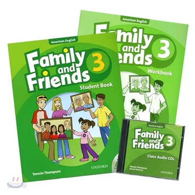 American Family and Friends 3 : Student Book + Workbook + Audio Class CD