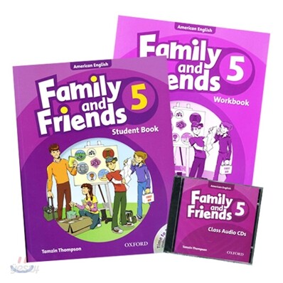 American Family and Friends 5 : Student Book + Workbook + Audio Class CD