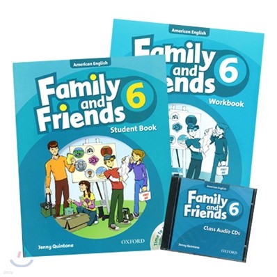 American Family and Friends 6 : Student Book + Workbook + Audio Class CD