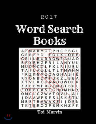 2017 Word Search Books: Word Find Games Large Print Puzzles Entertainment For Adult Fun