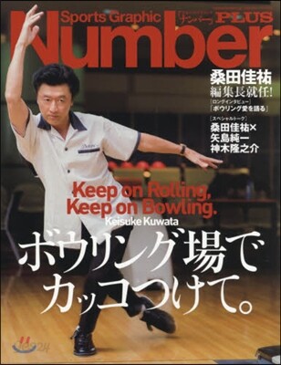 Number PLUS 桑田圭祐 編集長就任! ボウリング場でカッコつけて。