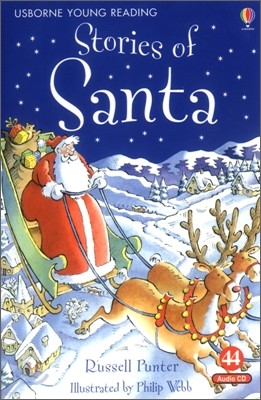 Usborne Young Reading Audio Set Level 1-44 : Stories of Santa (Book + CD)