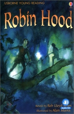 Usborne Young Reading Audio Set Level 2-40 : Robin Hood (Book + CD)