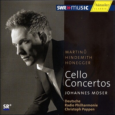 Johannes Moser 마르티누 / 힌데미트 / 오네게르: 첼로 협주곡 (Martinu / Hindemith / Honegger: Cello Concertos)