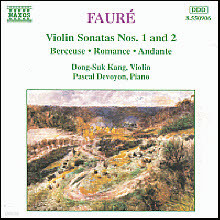  (Dong-Suk Kang), Devoyon Pascal - Faure : Violin Sonatas No.1 Op.13 (/8550906)
