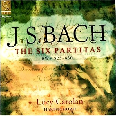 Lucy Carolan : ĸƼŸ  (Bach: Partitas Nos. 1-6, BWV825-830)