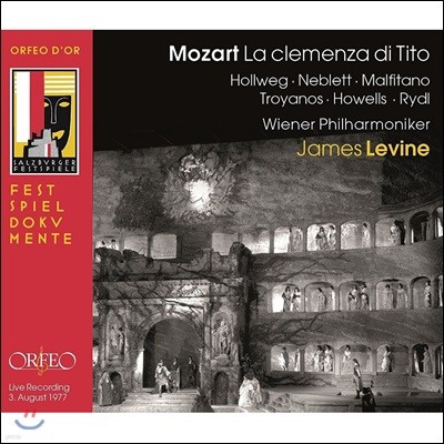 James Levine / Werner Hollweg 모차르트: 오페라 '티토 황제의 자비' - 1977년 잘츠부르크 페스티벌 실황 (Mozart: La Clemenza di Tito)