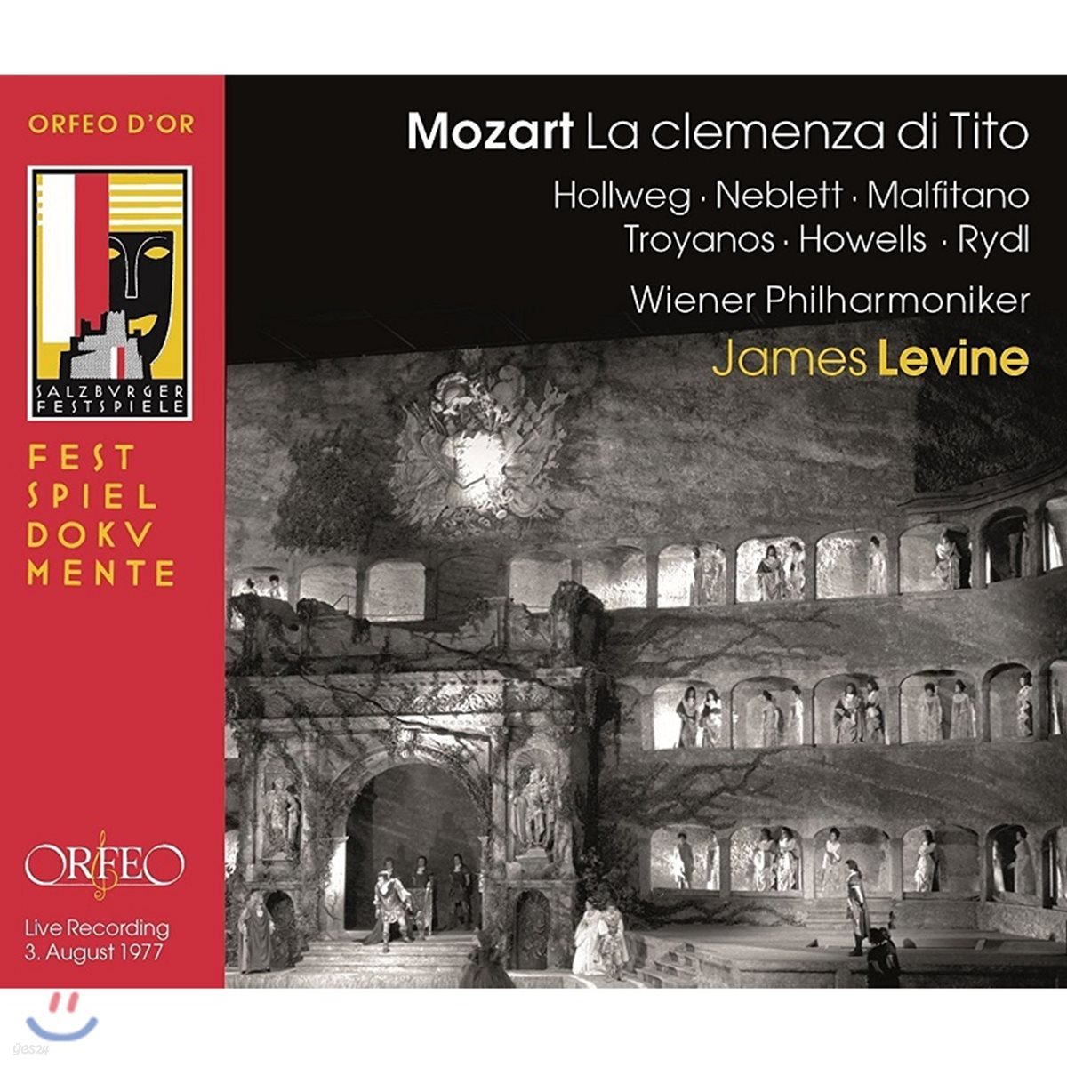 James Levine / Werner Hollweg 모차르트: 오페라 '티토 황제의 자비' - 1977년 잘츠부르크 페스티벌 실황 (Mozart: La Clemenza di Tito)