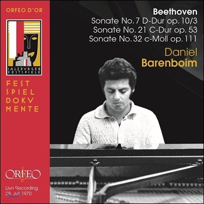 Daniel Barenboim 亥: ǾƳ ҳŸ 7, 21 'ƮŸ', 32 (Beethoven: Piano Sonatas Op.10-3, Op.53 'Waldstein', Op.111)