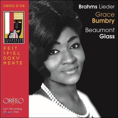 Grace Bumbry 브람스: 20개의 가곡 - 1965년 잘츠부르크 페스티벌 가곡의 밤 실황 (Brahms: Lieder - 1965 Salzburg Live)