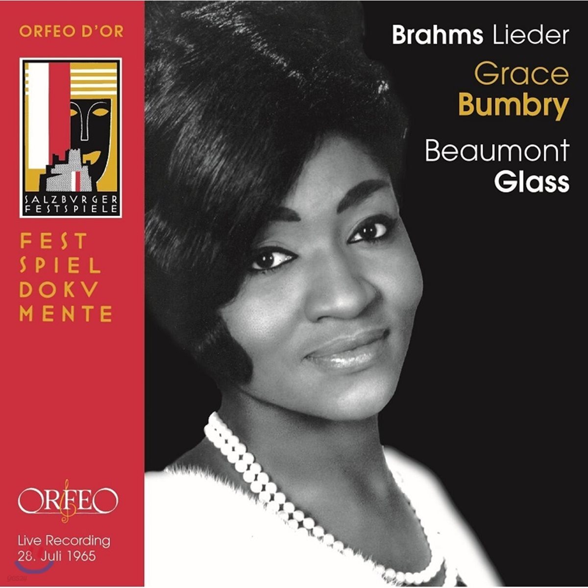 Grace Bumbry 브람스: 20개의 가곡 - 1965년 잘츠부르크 페스티벌 가곡의 밤 실황 (Brahms: Lieder - 1965 Salzburg Live)