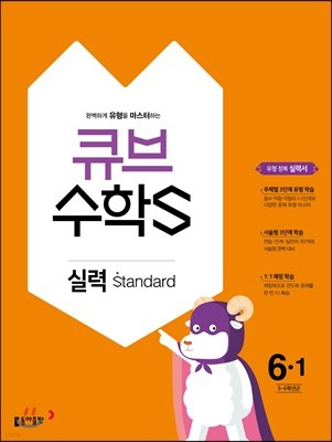 큐브수학S 실력 standard 6-1 유형 정복 실력서 (2018년)