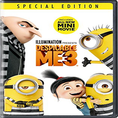 Despicable Me 3 (۹ 3) (2017)(ڵ1)(ѱ۹ڸ)(DVD)