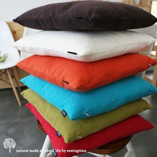 [바느질시간]vivid canvas 방석(6colors)