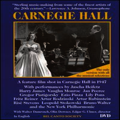 Carnegie Hall (DVD)(1947) - Jan Peerce