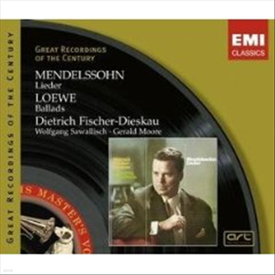 ൨: , ں: ߶ (Mendelssohn: Lieder, Loewe: Ballads) (2CD) - Dietrich Fischer-Dieskau