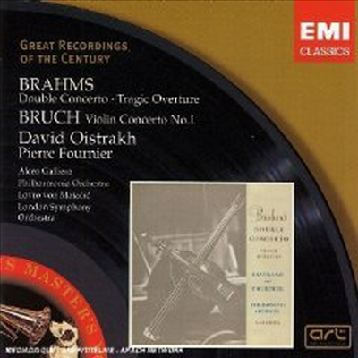 :  ְ,  , : ̿ø ְ (Brahms: Double Concerto, Tragic Overture, Bruch: Violin Concerto No.1) - David Oistrakh