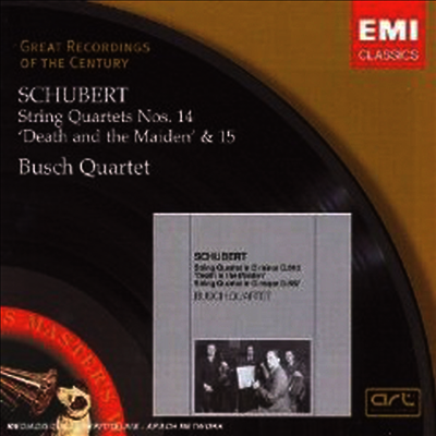 슈베르트: 현악 사중주 14 '죽음과 소녀', 15번 (Schubert: String Quartets Nos.14 'Death and the Maiden' & 15) - Busch String Quartet