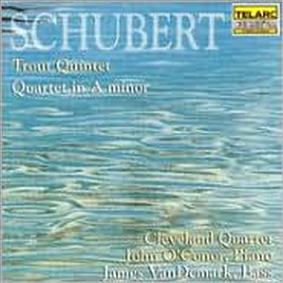 Ʈ :  '۾',  'ڹ' (Schubert : Piano Quintet 'Trout' D.667, Quartet No.13 D.804 'Rosamunde')(CD) - Cleveland Quartet